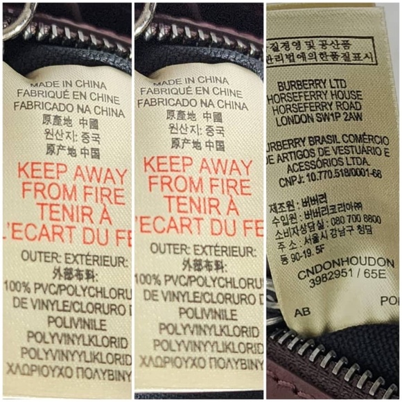 Authentic Burberry Smoked Check Crossbody/Messenger Bag Wine/Brown - Picture 12 of 16